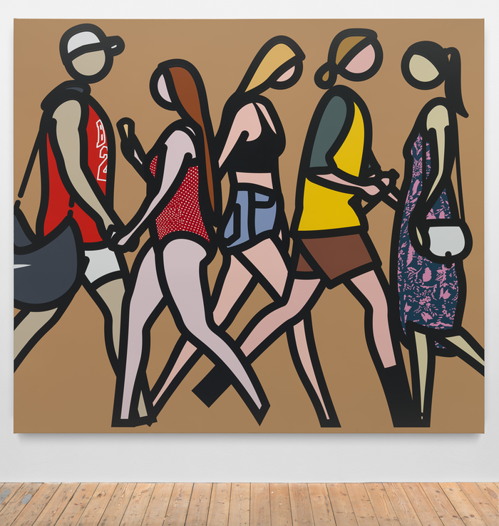 Walking in Melbourne. 7 | Julian Opie